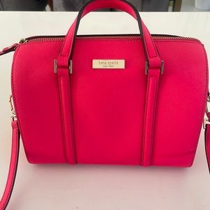 Kate Spade Pink purse short strap and long strap included